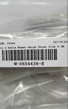 Load image into Gallery viewer, Kelly &amp; Katie Womens Nia Beige Leather Perforated Mary Jane Flats Size 6.5M
