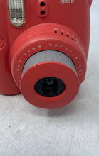 Load image into Gallery viewer, Fujifilm Instax Mini 8 Red 60mm Built-In Flash Instant Film Camera Not Tested
