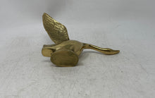 Load image into Gallery viewer, Vintage Gold-Tone Mid-Century Modern Swan Sculpture Figurine w/ Raised Wings
