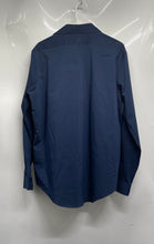 Load image into Gallery viewer, Calvin Klein Mens Blue Collared Long Sleeve Dress Shirt Size Large

