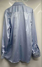 Load image into Gallery viewer, Proper Shirtings Mens Light Blue Cotton Long Sleeve Dress Shirt Size 17.5 34-35
