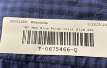 Load image into Gallery viewer, INC International Concepts Mens Blue Printed Cotton Pockets Button-Up Shirt XXL
