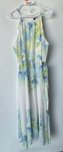 Load image into Gallery viewer, DKNY Womens Multicolor Floral Printed Sleeveless Halter Neck A-Line Dress Sz 16
