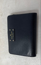 Load image into Gallery viewer, Kate Spade New York Womens Black Leather Credit Card Slots Bifold Wallet
