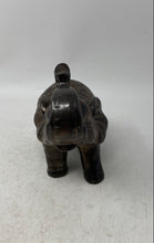 Load image into Gallery viewer, Home Decor Brown Collectible Engraved Elephant Ceramic Figurine
