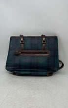 Load image into Gallery viewer, Carryland Womens Multicolor Plaid Inner Pockets Double Handle Shoulder Bag
