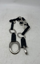 Load image into Gallery viewer, Unbranded Womens Black With Silver-Tone Link Chain Fashion Belt
