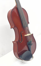 Load image into Gallery viewer, Carlo Robelli Brown Orchestral String Instrument Violin With Blue Case
