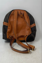 Load image into Gallery viewer, Bric's Womens Brown Leather Adjustable Strap Top Handle Backpack
