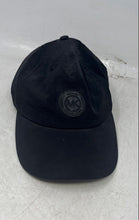Load image into Gallery viewer, Michael Kors Mens Black Adjustable Strap Lightweight Lined Baseball Hat
