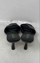 Load image into Gallery viewer, Michael Kors Womens Cara Black Faux Leather Open Toe Mule Heels Size 7.5M
