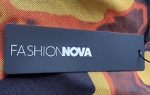 Load image into Gallery viewer, Fashion Nova Womens Black Yellow Stone Cold Mesh Mini Dress Size S With Tag

