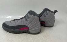 Load image into Gallery viewer, Nike Boys Air Jordan 12 510815-029 Gray Pink Lace-Up Sneakers Shoes Size 5Y
