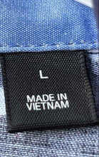 Load image into Gallery viewer, 7Th Avenue Design Studio New York &amp; Company Womens Blue White Button-Up Shirt L
