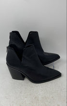 Load image into Gallery viewer, Vince Camuto Womens Gigietta Black Leather Zip Pointed Toe Ankle Booties 7.5 M
