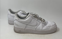 Load image into Gallery viewer, Nike Mens Air Force 1 Low White Leather Lace-Up Low Top Sneaker Shoes Size 12
