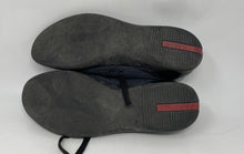 Load image into Gallery viewer, Authentic Prada Mens Black Lace-Up Low Top Sneaker Shoes Size 8 Damaged
