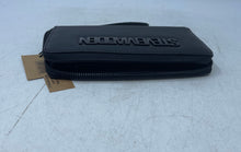 Load image into Gallery viewer, Steve Madden Womens Black Faux Leather Card Holder Wristlet Wallet With Tags
