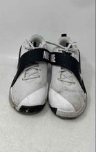 Load image into Gallery viewer, Nike Kids Team Hustle D 12 White Black Lace-Up Basketball Shoes Size 7Y
