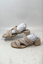 Load image into Gallery viewer, Miz Mooz Womens Oceana Beige Slip-On Block Heel Slide Sandals Size 39
