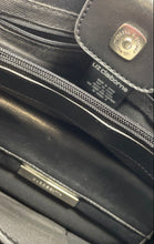 Load image into Gallery viewer, Liz Claiborne Womens Black Pockets Double Handle Satchel Handbag With Wallet
