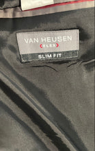 Load image into Gallery viewer, Van Heusen Mens Black Slim Fit Notch Lapel Two-Button Blazer Size 42R

