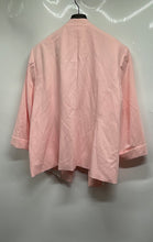 Load image into Gallery viewer, Calvin Klein Womens Pink Lined Cuffed 3/4 Sleeve Open Front Blazer Size 24W
