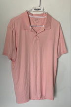 Load image into Gallery viewer, Calvin Klein Mens Soft Pink Liquid Touch Short Sleeve Classic Polo Shirt Size L
