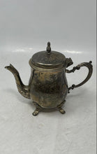 Load image into Gallery viewer, Lot Of 2 Pcs Silver Tone Mini Jar Home &amp; Kitchen Sugar Bowl &amp; Teapot
