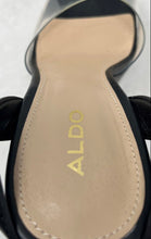 Load image into Gallery viewer, Aldo Womens Verly Black Ankle Strap Wedge Heel Platform Sandals Size 7
