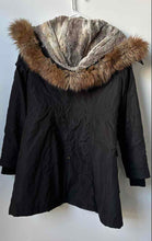 Load image into Gallery viewer, 1 Madison Expedition Womens Black Long Sleeve Parka Jacket Size Small
