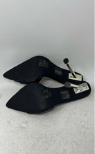 Load image into Gallery viewer, Simmi London Womens Torez Black Croc-Embossed Stiletto Slide Sandals Size 7
