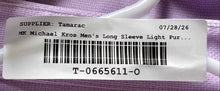 Load image into Gallery viewer, Michael Kors Mens Light Purple Long Sleeve Stretch Slim Fit Dress Shirt Size XL
