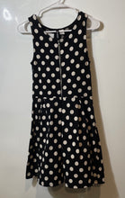 Load image into Gallery viewer, Divided By H&amp;M Womens Black White Polka Dot Skater Fit &amp; Flare Dress Size Small
