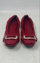 Load image into Gallery viewer, Anne Klein Womens Uplift Red Square Toe Slip-On Ballet Flats Size 6M
