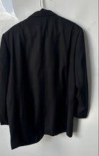 Load image into Gallery viewer, Bocaccio Uomo Mens Black Long Sleeve Notch Lapel Single-Breasted Blazer Size 46R

