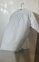 Load image into Gallery viewer, Ralph Lauren Mens Blue Striped Cotton Long Sleeve Button-Up Shirt Size XL

