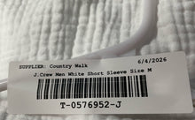 Load image into Gallery viewer, J.Crew Mens White Cotton Gauze Short Sleeve Button-Up Shirt Size Medium
