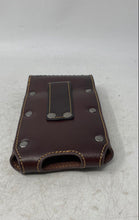 Load image into Gallery viewer, Montana West Mens Brown Floral Engraved Leather Flap Over Phone Wallet
