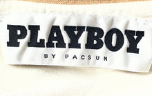 Load image into Gallery viewer, Playboy By Pacsun Mens Beige Long Sleeve Crew Neck Pullover T-Shirt Size Medium
