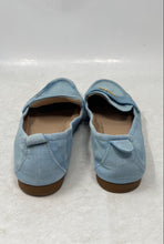 Load image into Gallery viewer, Kate Spade Womens Eliza Blue Suede Moc Toe Slip-On Loafer Flats Size 7B
