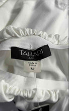 Load image into Gallery viewer, Tahari Womens Ivory 3/4 Sleeve Scoop Neck Pullover Blouse Top Size Medium
