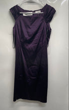Load image into Gallery viewer, Calvin Klein Womens Purple Cap Sleeve Square Neck Cocktail Sheath Dress No Size
