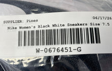 Load image into Gallery viewer, Nike Womens Revolution 6 Next Nature DC3729-003 Black White Sneakers Shoes 7.5
