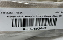 Load image into Gallery viewer, Madden Girl Womens Knot Ivory Lace-Up Low Top Round Toe Boat Shoes Size 8M
