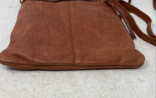 Load image into Gallery viewer, Margot Womens Brown Leather Inner Pockets Adjustable Strap Crossbody Bag
