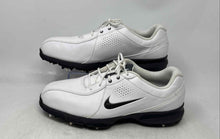 Load image into Gallery viewer, Nike Mens Durasport III 628531-101 White Gray Leather Golf Shoes Size 11.5 W
