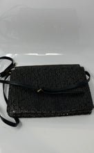Load image into Gallery viewer, Calvin Klein Womens Black And Brown Leather Inner Divider Zipper Crossbody Bag
