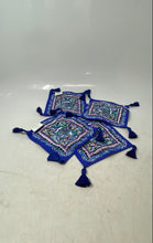 Load image into Gallery viewer, Lilly Pulitzer Womens Blue Grotto Fan Favorite Tassels Square Scarf In Box
