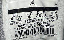 Load image into Gallery viewer, Nike Unisex Kids Air Jordan 13 Retro 439358-018 Gray Sneaker Shoes Size 4.5Y
